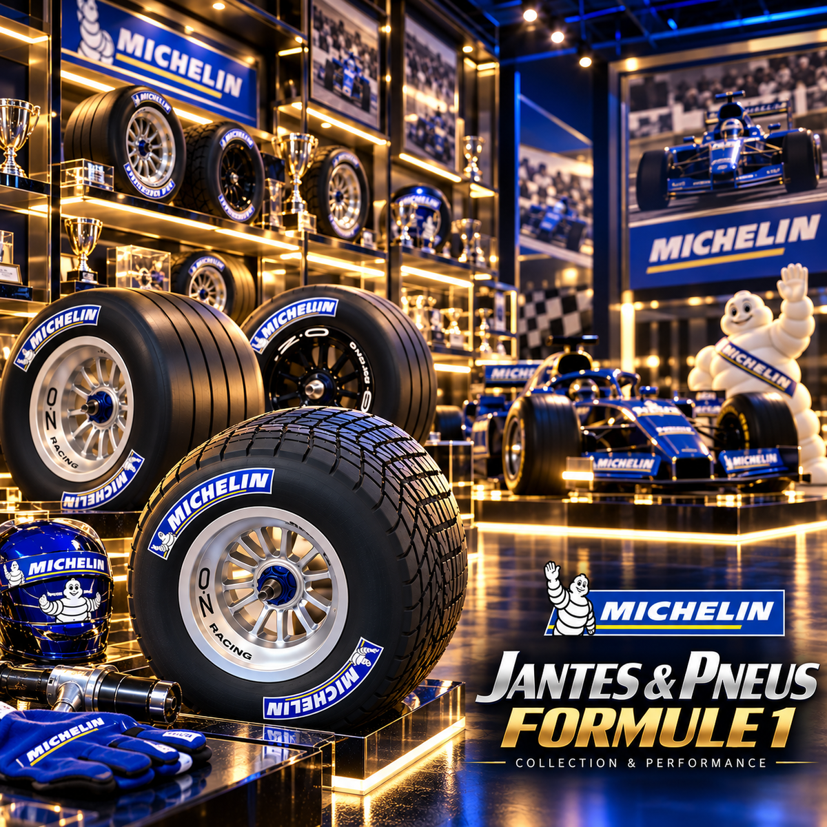 Jantes & Pneus Miniatures Michelin Formule 1 – Collection