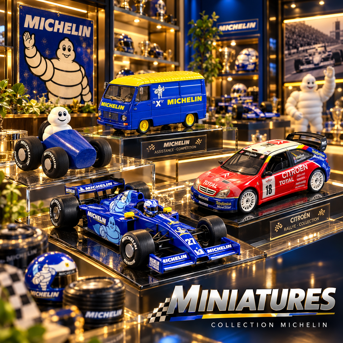 Miniatures Michelin, Formule 1 & Automobilia de Collection
