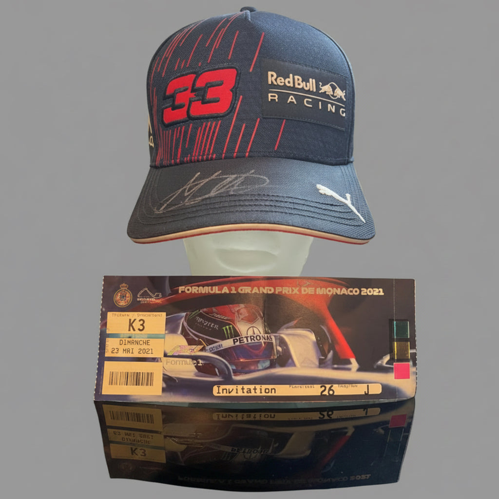 CASQUETTE SIGNÉE PAR MAX VERSTAPPEN