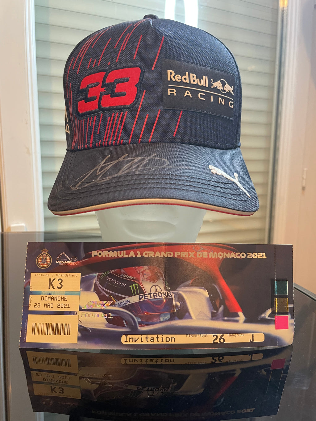 CASQUETTE SIGNÉE PAR MAX VERSTAPPEN