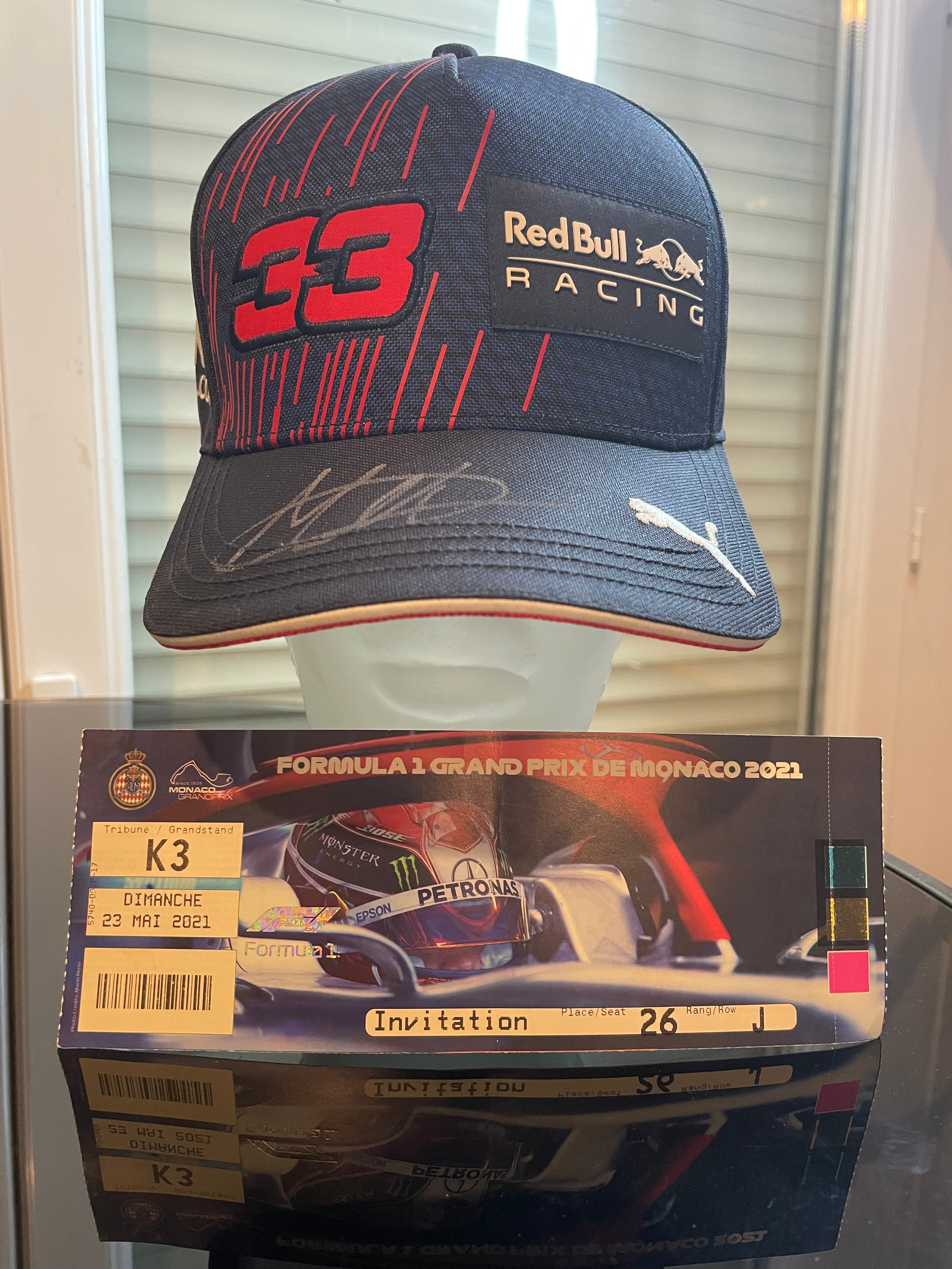CASQUETTE SIGNÉE PAR MAX VERSTAPPEN