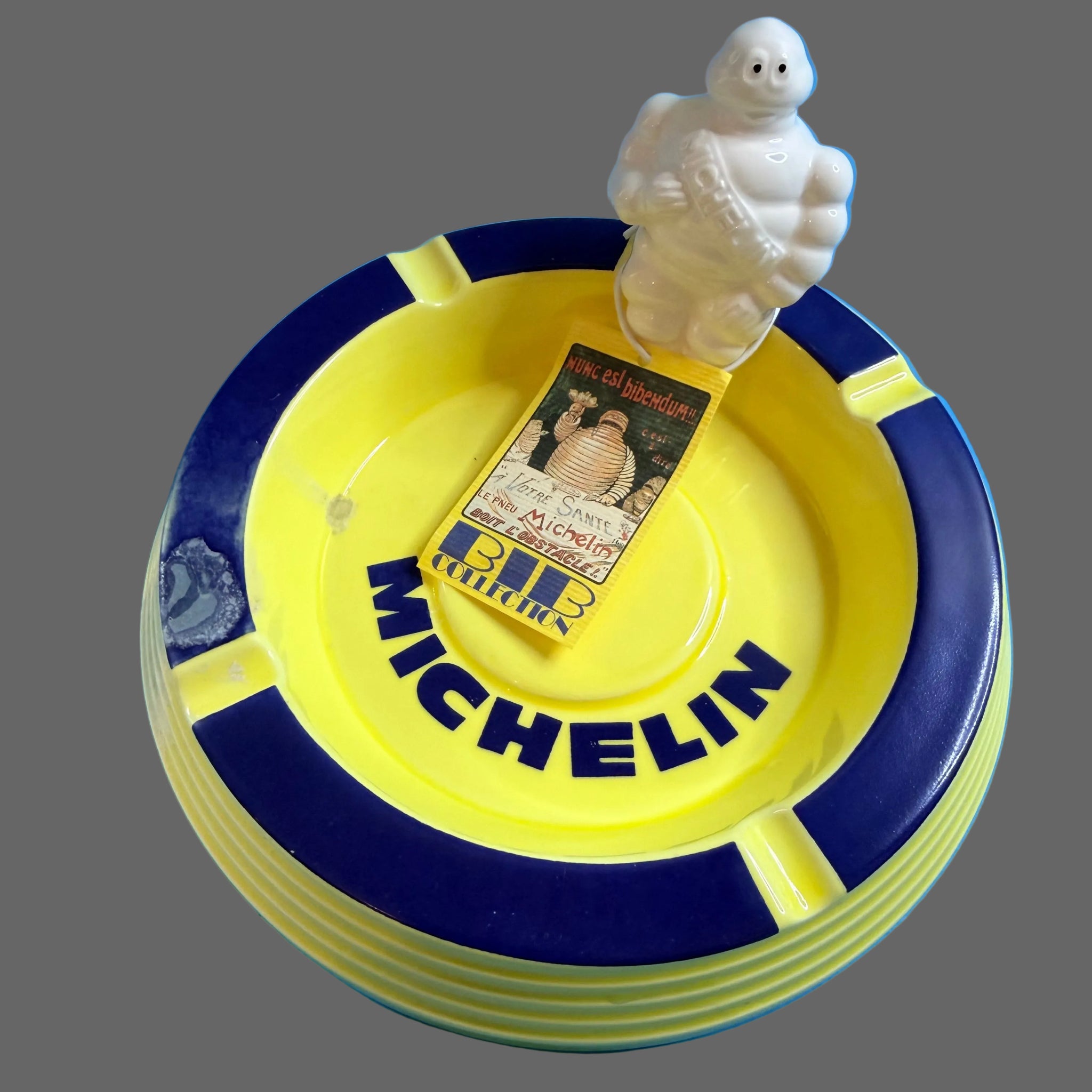MICHELIN BIBENDUM COLLECTION CENDRIER ROND