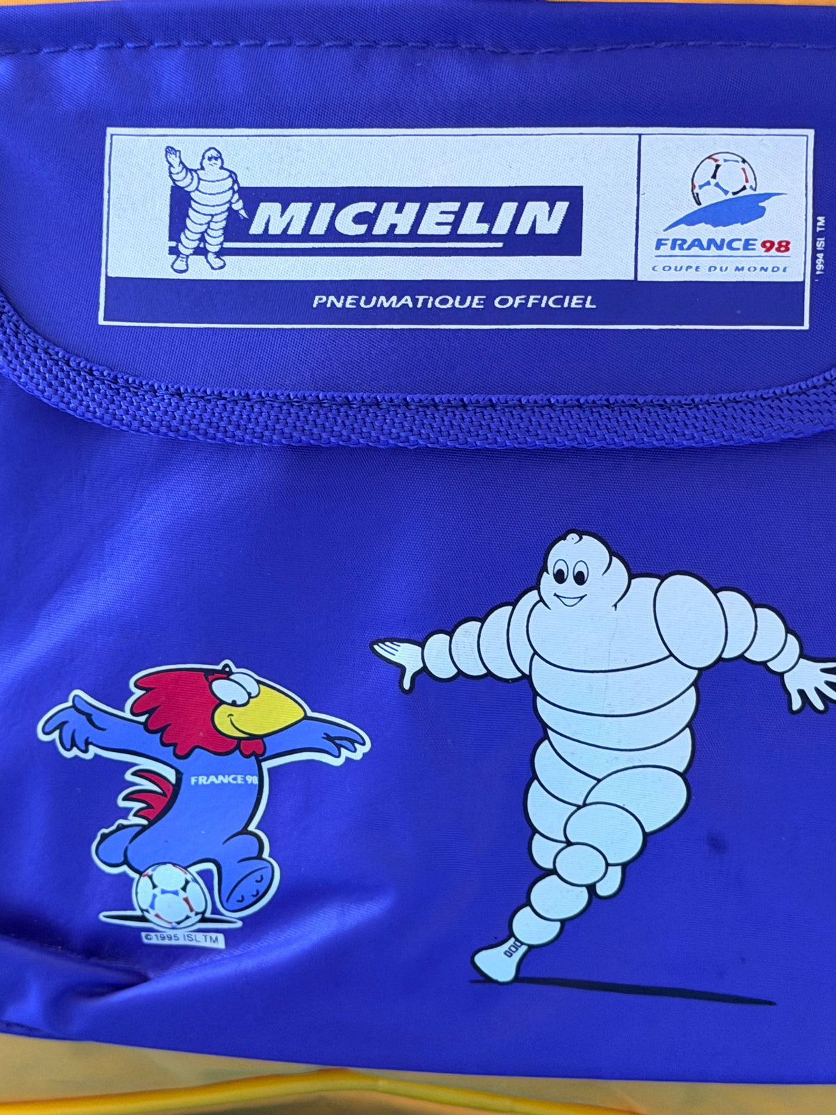Sac Michelin Bibendum sac France 98 vue large du logo officiel