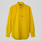 Chemise MICHELIN jaune vintage manches longues neuve taille L
