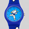 Montre enfant MICHELIN Bibendum vintage bleue – Neuve avec emballage d’origine