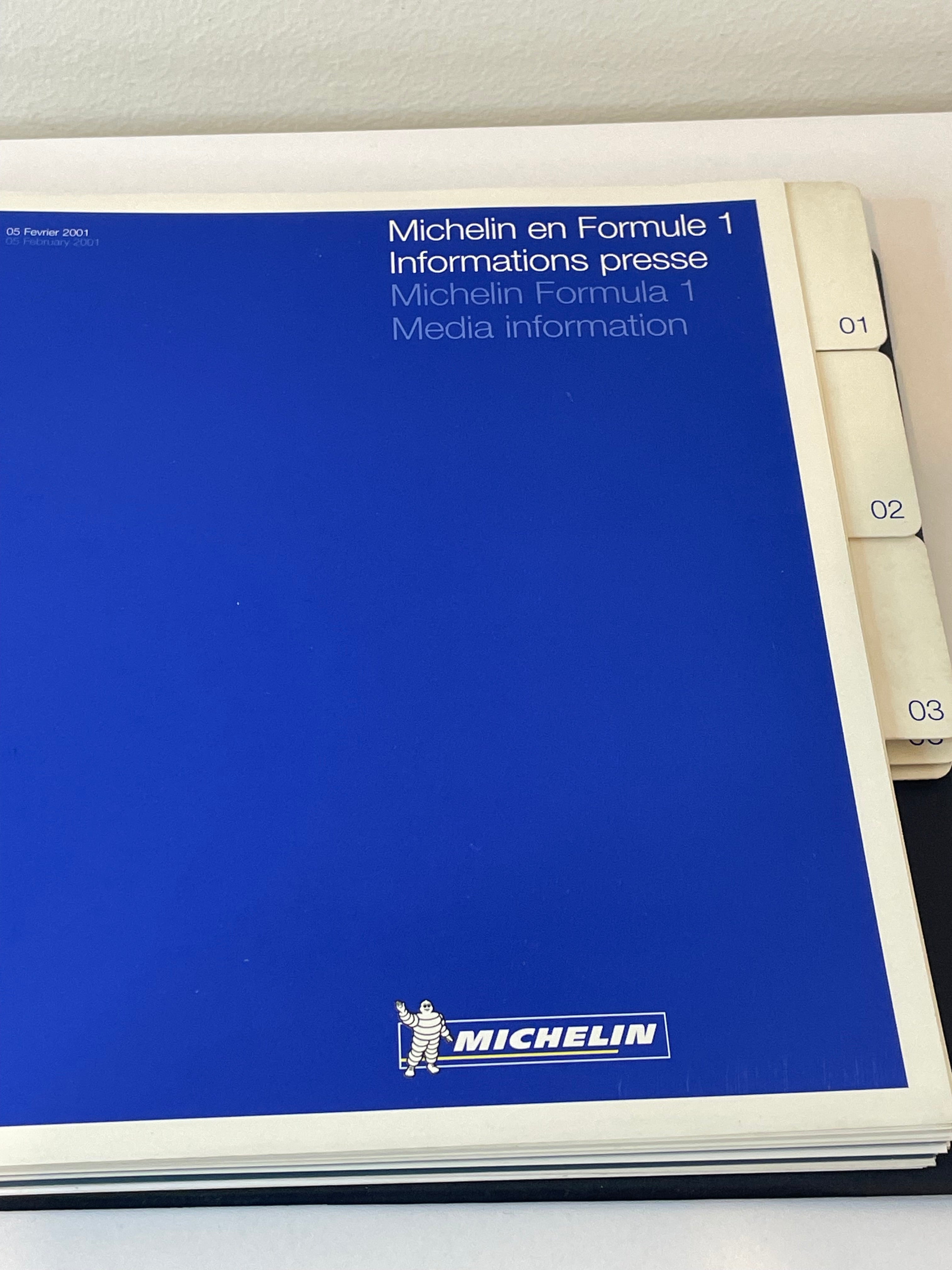 Livre de presse MICHELIN F1
