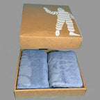 COFFRET MICHELIN BIBENDUM LOT DE 2 SERVIETTES