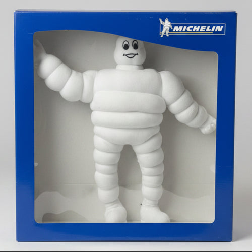 Bibendum Michelin peluche 30 cm avec boîte d’origine