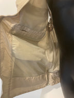 Détail col et finition gilet MICHELIN Gordon Forest vintage neuf