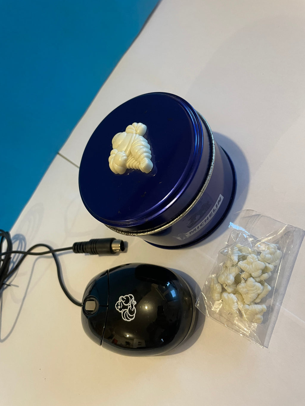 MICHELIN BIBENDUM - COFFRET DE BUREAU COMPLET ET TRÈS RARE