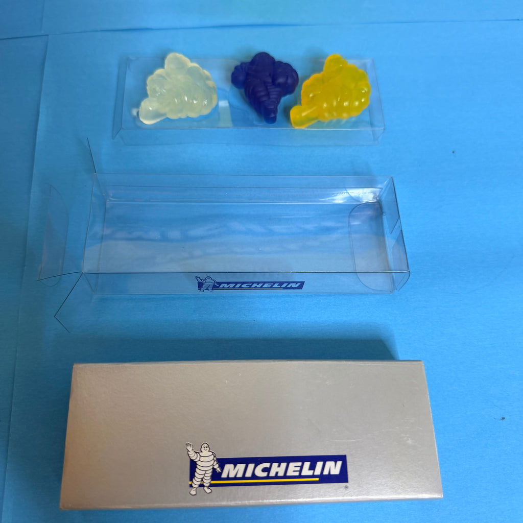 MICHELIN BIBENDUM COFFRET 3 FIGURINES SOUPLES