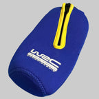 Porte-canette Michelin WRC FIA World Rally Championship bleu et jaune, neuf sans emballage
