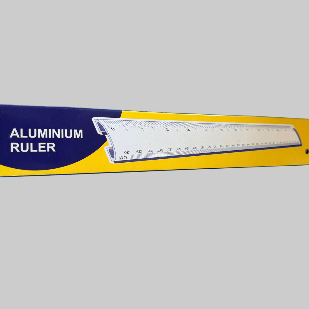 Emballage d’origine de la règle Michelin en aluminium 30 cm de collection