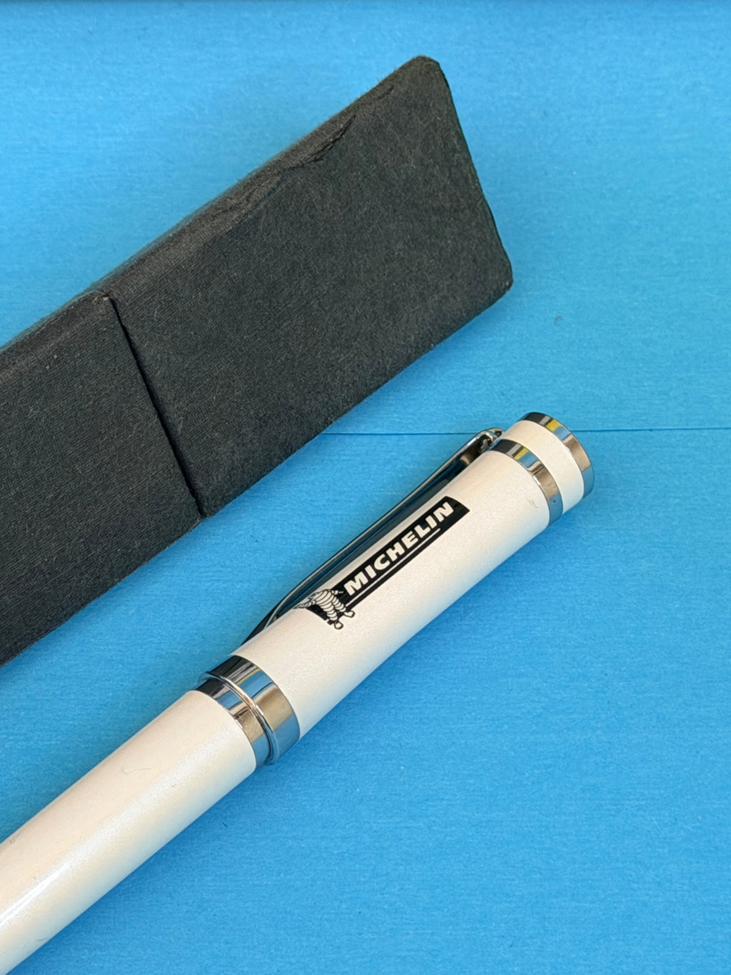 STYLO BILLE MICHELIN BIBENDUM AVEC ÉTUI D'ORIGINE