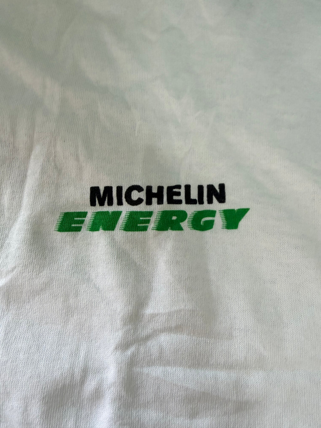 Dos du t-shirt MICHELIN Energy vintage Bibendum Fruit of the Loom