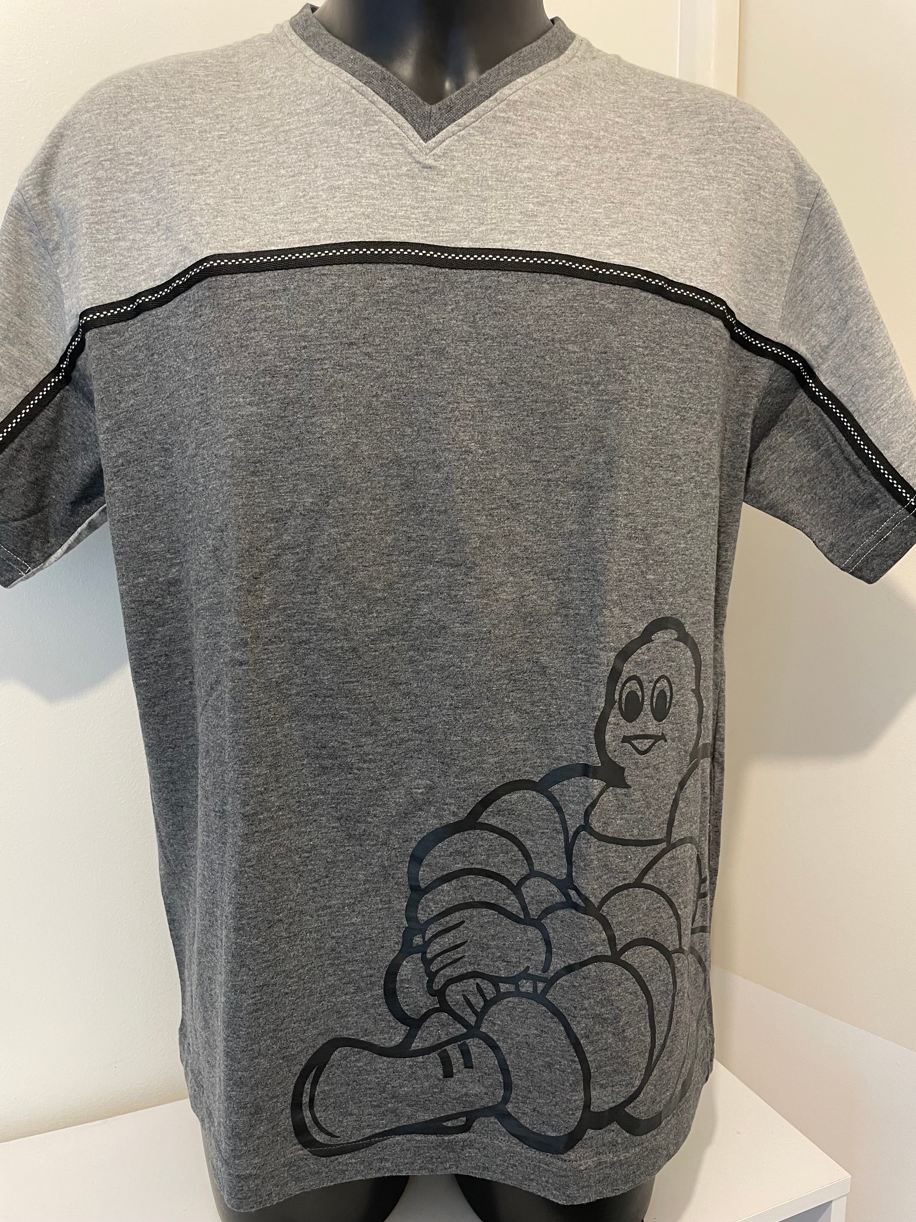 ANCIEN TEE SHIRT MICHELIN BIBENDEM COL EN V NEUF
