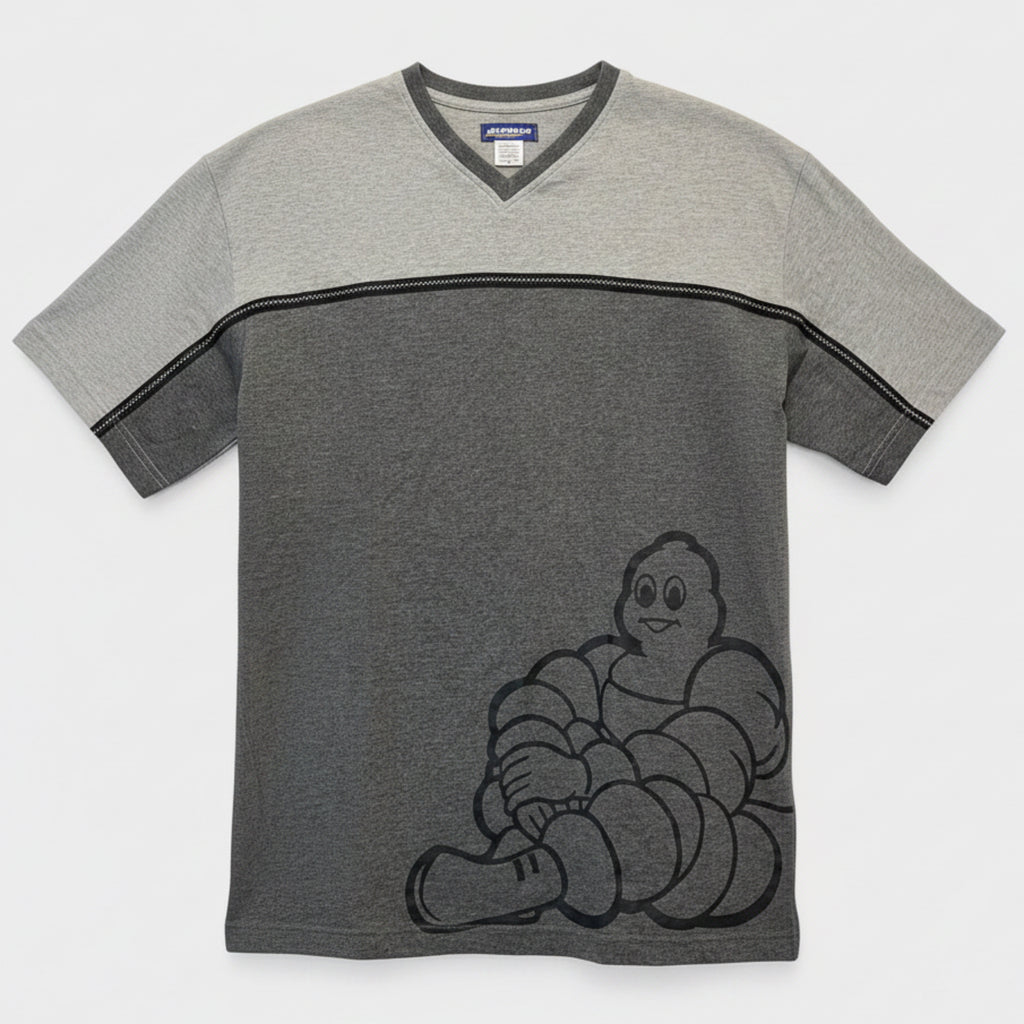 ANCIEN TEE SHIRT MICHELIN BIBENDEM COL EN V NEUF