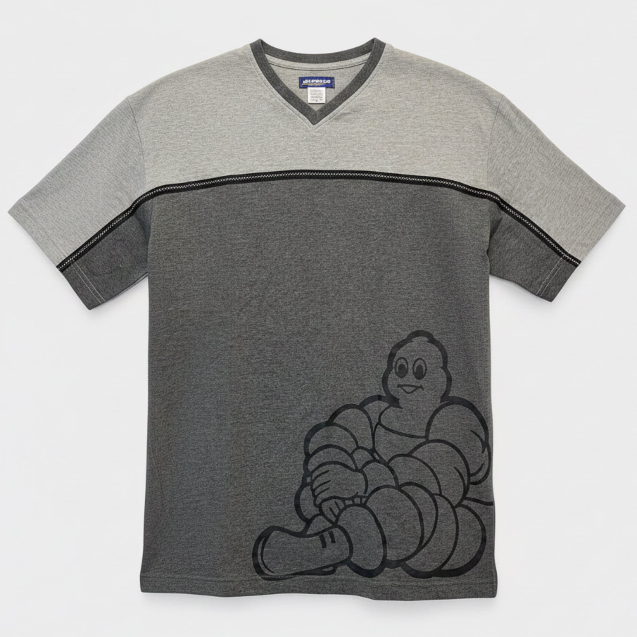 ANCIEN TEE SHIRT MICHELIN BIBENDEM COL EN V NEUF