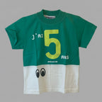 ANCIEN TEE SHIRT ENFANT MICHELIN BIBENDUM "J'AI 5 ANS" OFFICIEL NEUF