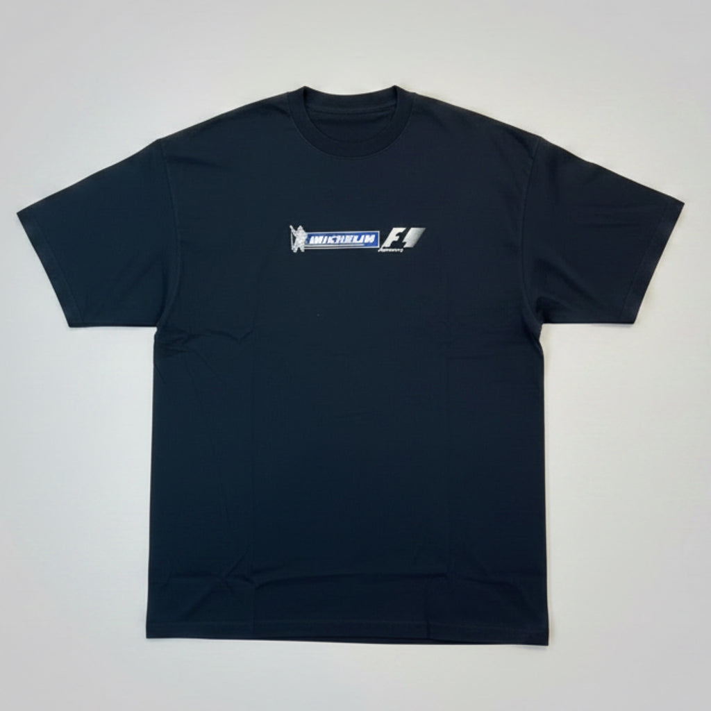 T-shirt officiel Michelin Formule 1 bleu marine collector 2006 – vue de face