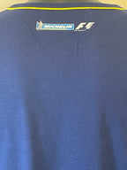 Détail marquage Michelin Formule 1 sur T-shirt collector vintage