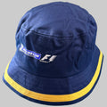 Bob officiel Michelin Formula 1 neuf bleu marine et jaune avec logos Michelin et F1.