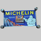 Affiche publicitaire Michelin « Code Paradis » – Vue générale – 80 × 40 cm.