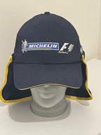 CASQUETTE MICHELIN FORMULE 1  (Protège-nuque amovible)