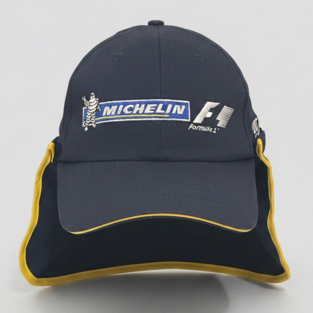 CASQUETTE MICHELIN FORMULE 1  (Protège-nuque amovible)
