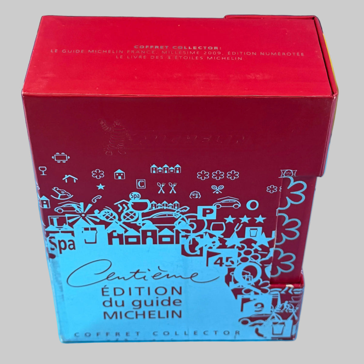 Coffret collector Michelin 2009 centième édition du Guide Michelin France en très bon état