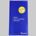 Couverture du Digest Charte Graphique MICHELIN, édition de septembre 2004. Un document professionnel historique consacré à l’identité officielle de la marque.