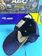 Intérieur de la casquette Michelin Formula 1 neuve montrant son étiquette Formula 1 et les finitions de la visière.