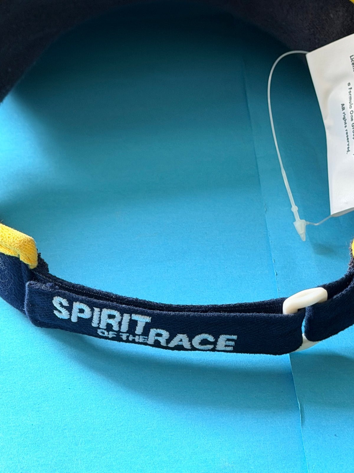 Arrière réglable de la visière Michelin Formula 1 avec inscription brodée Spirit of the Race.