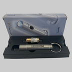 Petite lampe torche Michelin métallique dans son coffret d’origine – objet de collection