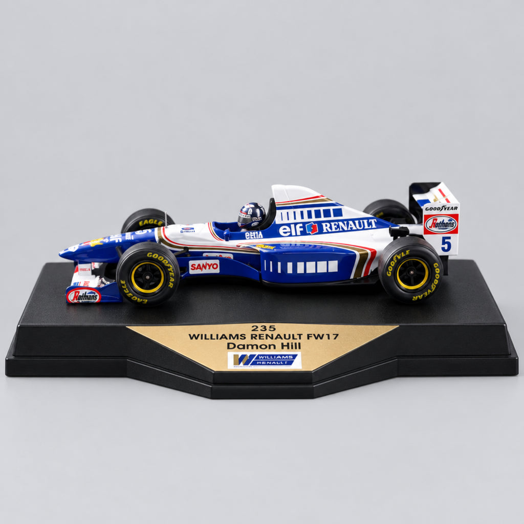 Miniature de collection Williams Renault FW17 Damon Hill 1995 Onyx 1/43
