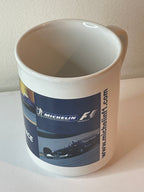 Mug Formula 1 Spirit Race collector en céramique – vue du décor F1 et monoplace