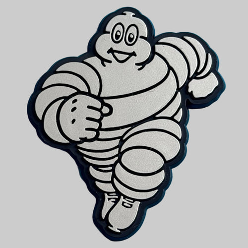 Bibendum MICHELIN autocollant de collection neuf 6,5 × 5 cm – vue de face – AEC Shop