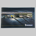 Programme Michelin Championnat du monde de Formule 1 2003, publication originale d'époque avec monoplace de compétition et logo Michelin.