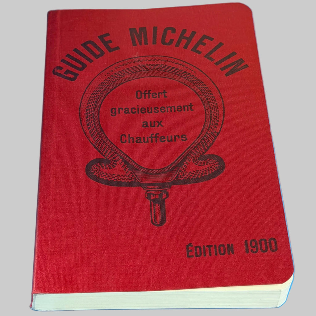 Reproduction du Guide Michelin édition 1900 en fac-similé du premier Guide Michelin