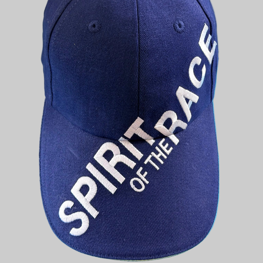 Casquette Michelin F1 Spirit of the Race bleu marine neuve avec grande broderie blanche sur la visière.