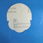 Verso de l'autocollant Michelin Rapido vintage avec papier de protection adhésif d'origine.