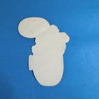 Verso blanc de l'autocollant publicitaire Michelin ZX Radial Tous Temps, format 7,5 × 10 cm.