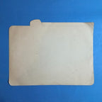 Verso de l’autocollant publicitaire Michelin ZX vintage, montrant son support ancien et ses traces de conservation.