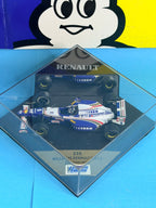 Vue de l'emballage de collection Onyx référence 235 de la Williams Renault FW17 de Damon Hill, Formule 1 saison 1995.